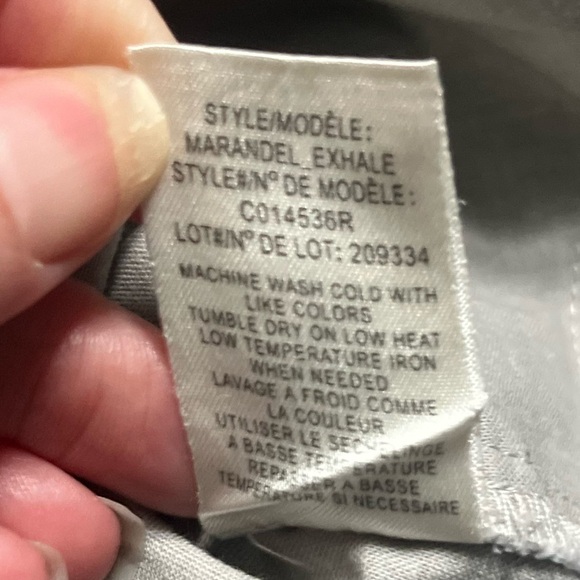 Theory Tan Safari 100% Cotton Lightweight Long Sleeves Pockets Top Size S Summer - Picture 7 of 9